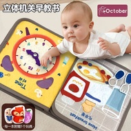 New Product/Ready Stock Baby Early Education Cloth Book Three-Dimensional Hand Tear Book Can Bite 6 