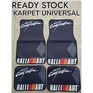 JDM Universal Car Carpet 4 pc for Wira Waja Gen 2 Persona Old Saga Iswara Staria Evo Putra Ralliart 