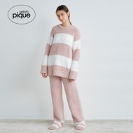 Gelato pique21 Autumn Winter Genderless Top Pajamas Striped Warm Pullover Loungewear PUNT215085
