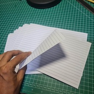 A5 Lined HVS Paper Cue Card Filling