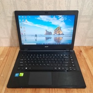 Laptop Acer Aspire E5-411G Intel Celeron - N2840 VGA Nvidia GeForce 820M Ram 4/500Gb Hdd