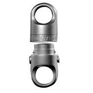 (ITMB) Titanium Alloy Magnetic Suction Car Keychain Key Ring Men Can Rotate 360° Quick Release Key C