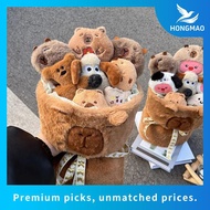 Capybara Bouquet Plushie Bouquet Plush Toy Capybara Doll Toy Valentine Gift Hadiah Hari Ibu