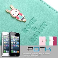 【已售完勿下單】ROCK 兔子小嘰系列皮套 for Apple iPhone 5/5s/SE ─ 綠色款