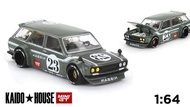 Mô hình xe ô tô Datsun KAIDO 510 Wagon CARBON FIBER V3 tỉ lệ 1:64 Kaido House x MINI GT