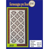 KRAWANGAN PVC BOARD / ORNAMEN PVC FOAM BOARD TEBAL 5MM /PARTISI