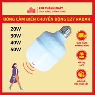 Radar motion sensor light bulb 50W 40W 30W 20W 12W 9W E27 socket Extremely sensitive 8m recognition