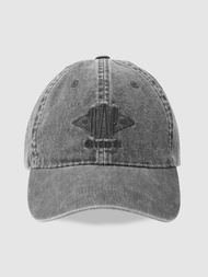 男女同款|Logo純棉棒球帽-灰色