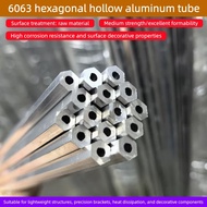 6063 Hexagonal Aluminum Tube Hexagonal Square Tube Hexagonal Aluminum Alloy Tube 6061 Hollow Hexagon