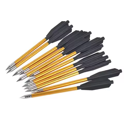 CrossBow Bolts 6.5" 160mm 9g Boxed Bow Steel Nib Tips for 50-80lbs Triangle Rack for Hunting Practic