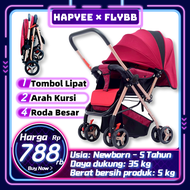 HAPYEE kereta dorongan bayi lipat traveling stroller bayi dapat dilipat duduk 2arah Exotic