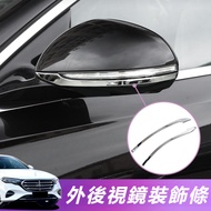 Benz E-Class W214 E200 E300 Modified Accessories Rearview Mirror Sticker Decorative Cover Bright Str
