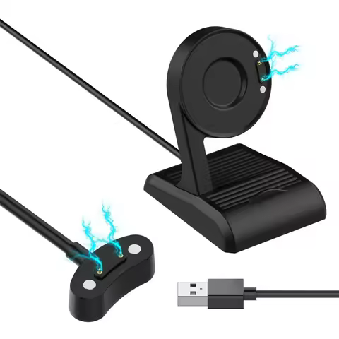 Charging Cable Magnetic Charger For Ticwatch Pro 5 / Pro X / Pro3 Ultra GPS / Pro3 GPS / E3 Charging