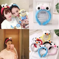 Cute Cartoon Hair Ties Face Mask Women Headwear Hair Band Fresh Sweet Style Handmade Accessories Spring Season