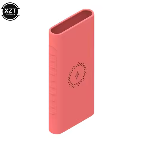Protective Case Silicone Cover for Xiaomi Powerbank 10000mAh PLM11ZM PLM13ZM Wireless Powerbank WPB1