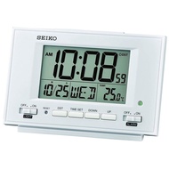 [Powermatic] Seiko QHL075W LCD Digital Thermometer Alarm Clock QHL075WL