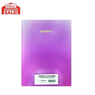 UNDATED PLANNER NBS24PN001 PURPLE / GREY A5 WITH FOIL STAMPING