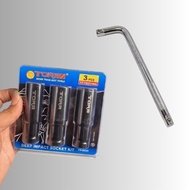 MATA Sock Handle L 1/2 INCH 10IN+IMPACT Eye SOCK Eye 1/2 IN 6 PT Eye SOCK IMPACT 17MM 19MM 21MM CHRO
