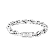 สร้อยข้อมือทรง Mobius สำหรับผู้ชาย ดีไซน์เรียบง่าย หลากหลายสไตล์ สร้อยข้อมือสไตล์คาวา สร้อยข้อมือไทท