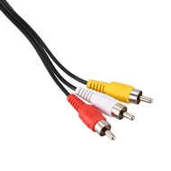 1.5M 4.9ft 3 RCA Male to 4 Pin S-Video Male TV PC Conversion Cable