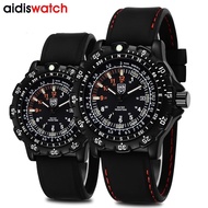 Addies Quartz Dive Watch Men  39;s Outdoors Sports Military Enthusiast 45mm Dial Luminous Forest Adv