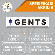 GENT MEN'S WC/ ACRYLIC STICK/