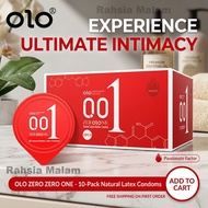 OLO 001 Zero One Passionate Factor Woman Favourite Jelly Condom Hyaluronic Acid Kondom Panas Promote