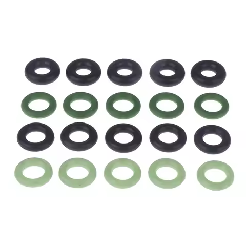 20pcs Rubber O Ring O-Ring Oil Sealing Gasket Automobile Sealing Automotive fuel injector rubber gas