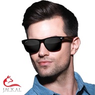 JACKAL แว่นตากันแดดขาไม้ Jackal Semi-Wooden Sunglasses รุ่น Traveller TL008P