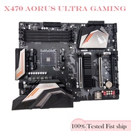 For Gigabyte X470 AORUS ULTRA GAMING Motherboard 64GB PCI-E 3.0 AM4 DDR4 ATX Tested OK