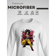 MICROFIBER DRAGON BALL jersey baju pancing muslimah motor sport man long sleeves tshirt lelaki jersi