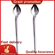 2 Pcs Stainless Steel Culinary  Drawing Deco Spoon Set, Sauce Drizzle Spoon Plate Decorating Spoon .