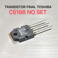 (QTY 1 PCS) TOSHIBA TRANSISTOR 2SC5198 C5198 C 5198 NO SET LOT 520