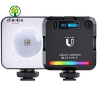 ZILUOLAN Sunset Lamp, Mood Lighting Photography Lighting LED Projection Lamp, Creative Adjustable Br