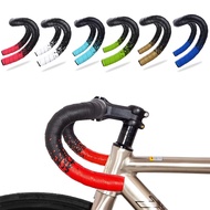 Bike Handlebar Road Bicycle Anti-slip EVA PU Soft Shock Absorption Handle Bar Tape Cycling Grips Wraps with Bar End Plug
