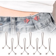 8PCS Waist Cincher Clip, Invisible Waist Tightening Clip, Adjustable Cincher Clip, Portable Pants Bu