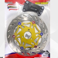 Disk piringan depan plus breket model ride it psm 260 mm floating warna cnc WJ555