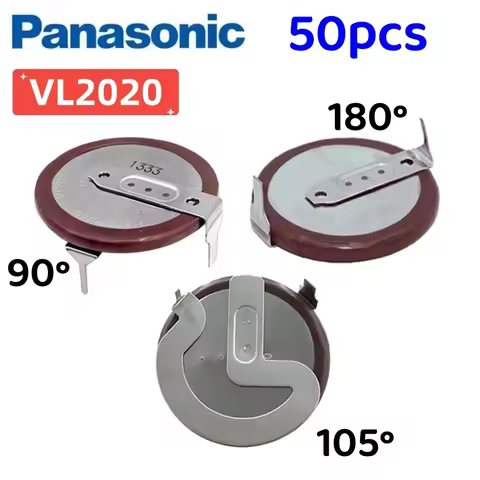 1pcs Original Panasonic VL2020 2020 rechargeable battery battery With Legs 90 degrees 105 degrees 18