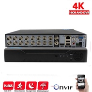 8 channles 8.0mp AHD TVI CVI DVR surveliance camera 4K 16ch 4ch disk video recorder APP XMEYE