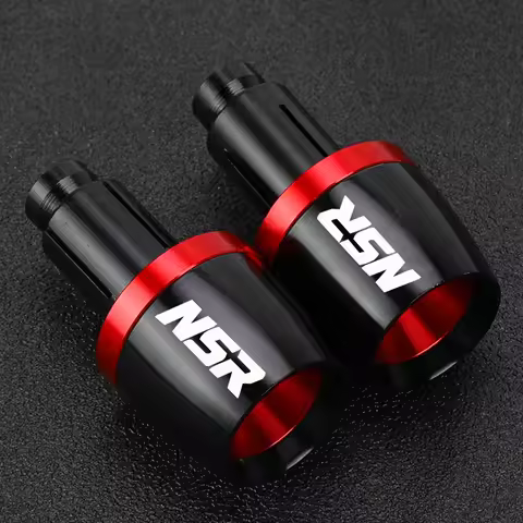 For HONDA NSR 125 250 2022 2023 Motorcycle 22mm Handlebar Grips Bar Ends Cap Handle Counterweight Pl