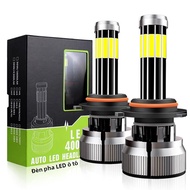Bóng Đèn Pha LED Siêu Nhỏ 200W 6000K 9012 Turbo H7 Canbus Đèn Sương Mù Ô Tô Tương Thích Với H1 H3 H1