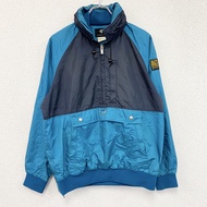 DESCENTE Anorak Parka, Ski Wear, Gore-Tex Fabric, Raglan Sleeves, Blue, Size L, Used