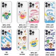 🇰🇷 Line Friends Space Brown Clear Case 韓國 Line Friends 太空篇 熊大 全包手機保護套（適用多款手機 型號歡迎查詢 ）iPhone13 iPhone12 iPhone11 iPhone8 iPhoneSE2 iPhone SE3 同時 適用於 三星 Samsung Galaxy S22 Galaxy S21  Galaxy S21plus Galaxy S21 Galaxy S22 Ultra Note20 Note 20 Ultra 最新款式 韓國直送