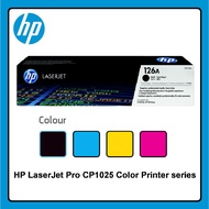 HP Toner 126A Black(CE310A) / Cyan (CE311A) / Yellow (CE312A) / Magenta (CE313A)