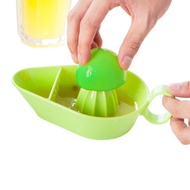 KJ57K Portable with Container Manual Juice Maker Lemon Squeezer Fruit Blender Citrus Juicer