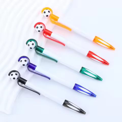 10-30Pcs Creative Rotating Football Theme Pens for Football Party Carnival Birthday School Party Gif