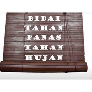 Outdoor bamboo / wooden blind (w) x(H) #bidai kayu #bidai blind buluh