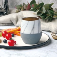 莫蘭迪色系 | 美國HYDY雙層隨行保溫杯 | 峽灣-大理石 240ml