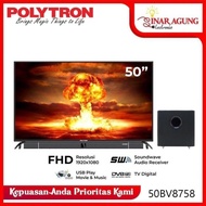 " POLYTRON 50BV8758 CINEMAX SOUNDBAR LED TV 50 INCH DIGITAL FULL HD