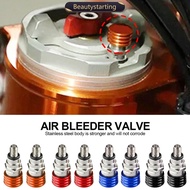 BEAUTYSTARTING Universal 2Pcs Motorcycle Fork Air Bleeder Valves M4x0.7 For KTM SX SXF EXC EXCF XC X